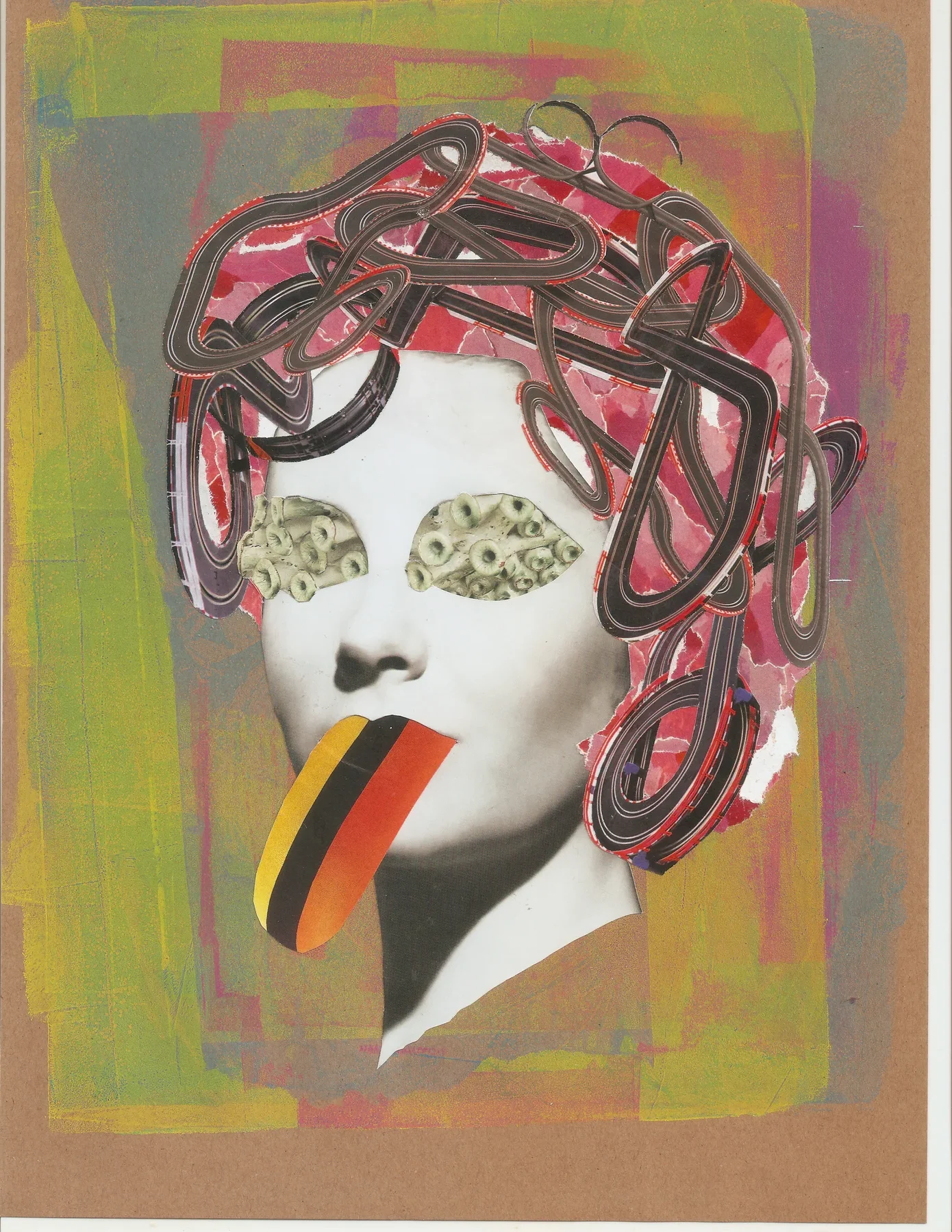 Reproducción de la obra Medusa de Fenik Collage